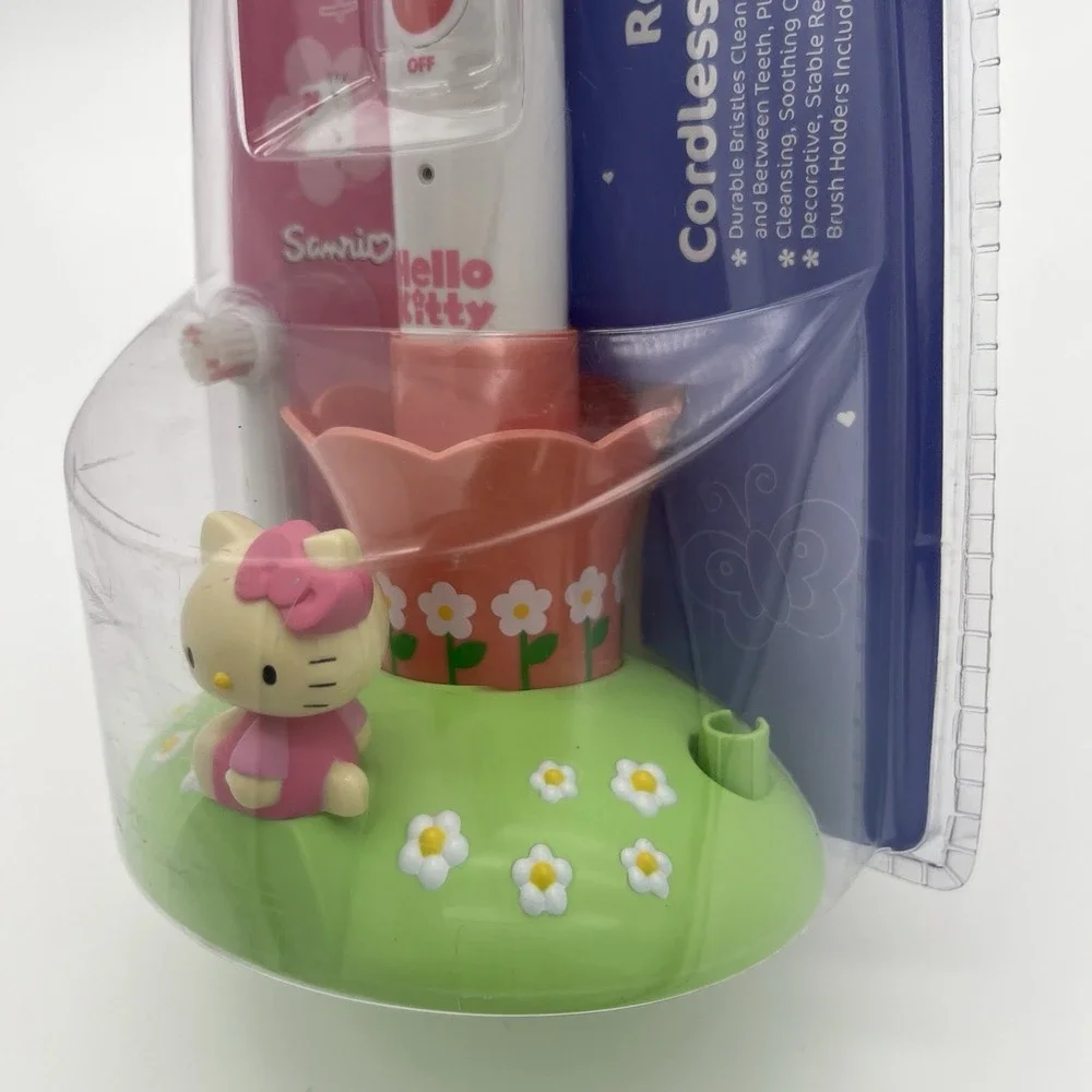 Hello Kitty Rechargeable Electric tooth brush Sanrio Vintage 2004 SEALED RARE